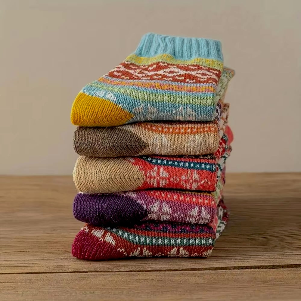 Cozy Socks Pack - 5 pairs mixed colors