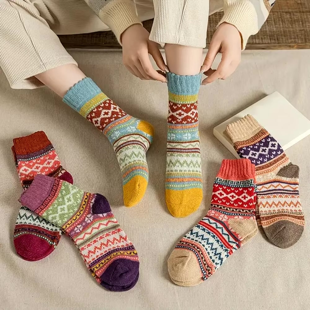 Cozy Socks Pack - 5 pairs mixed colors